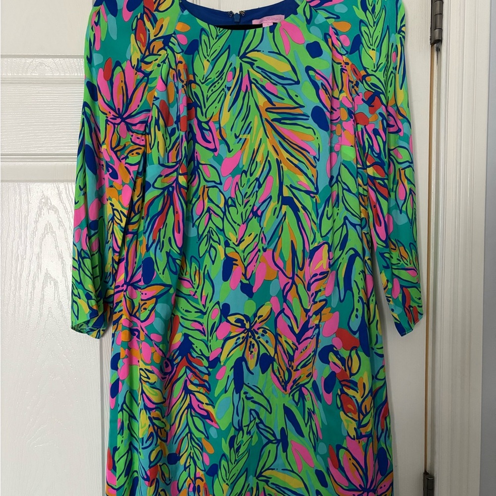 Lilly Pulitzer Blue and Pink Dress